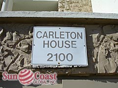 Carleton House Community Sign